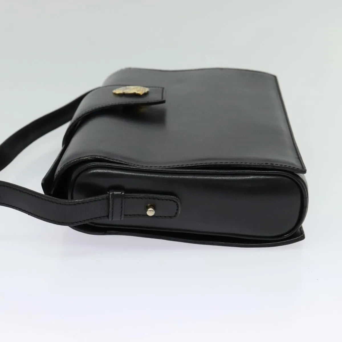 Celine Vintage Leather Black Leather Shoulder Bag Bag (Pre-Owned)