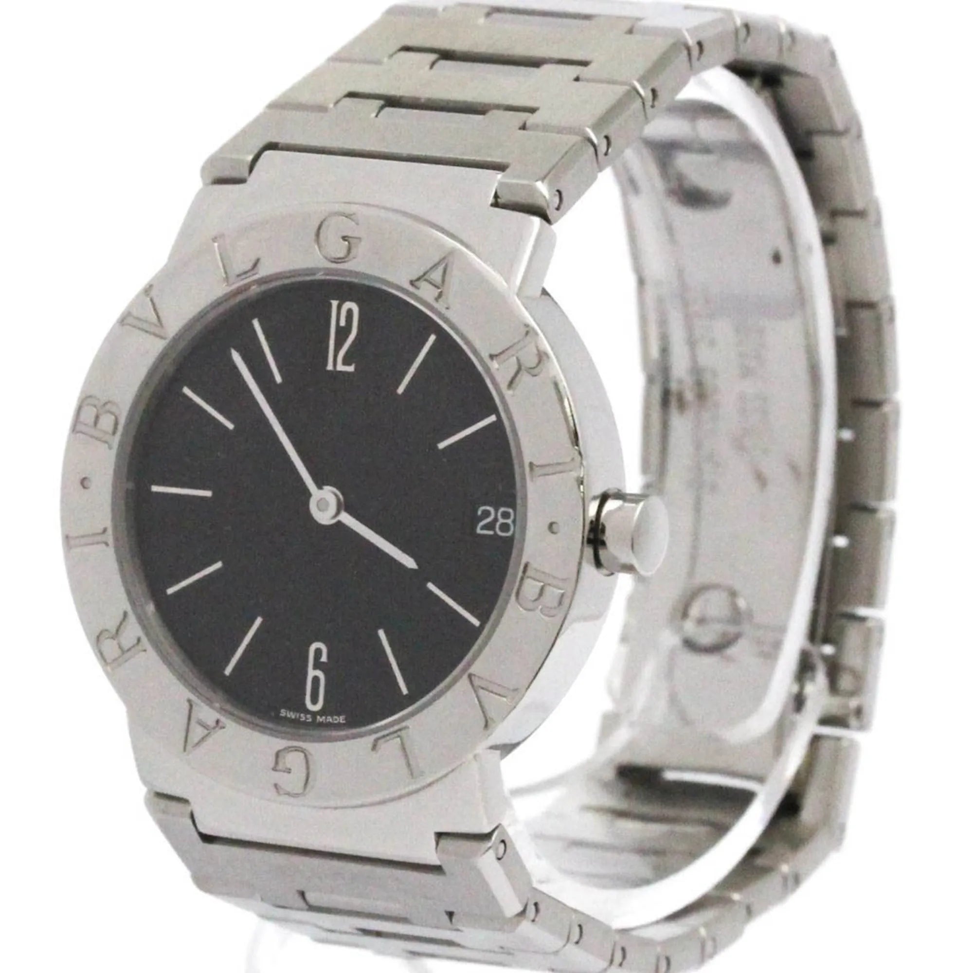 Bvlgari Bvlgari Quartz Stainless Steel Watch (Pre-Owned)