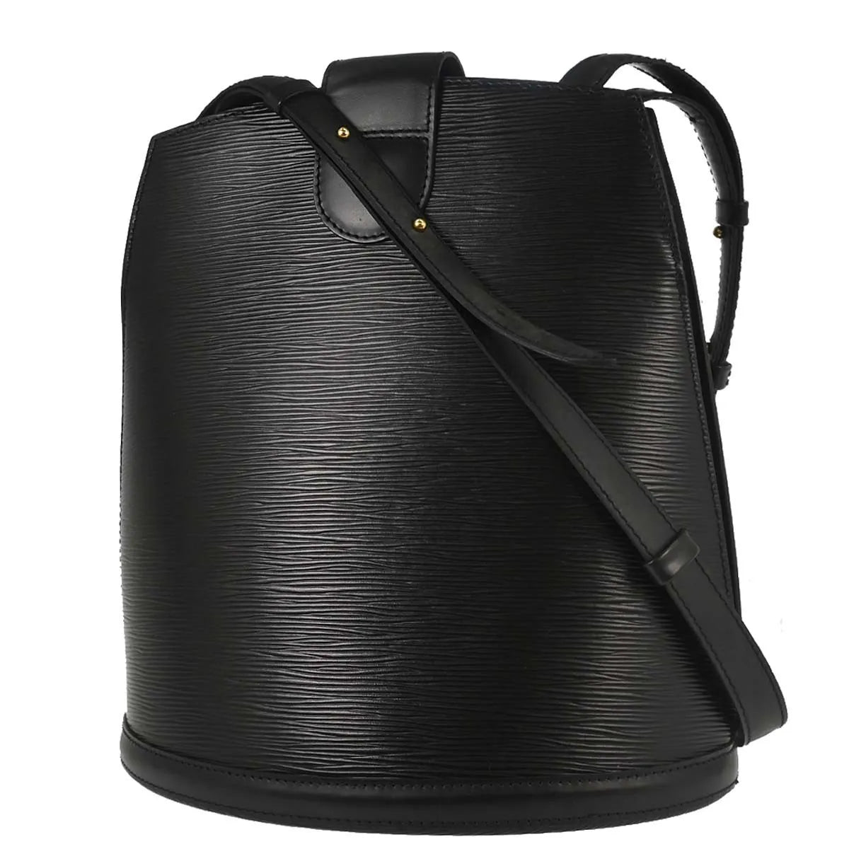 Louis Vuitton Cluny Leather Black Leather Shoulder Bag Bag (Pre-Owned)