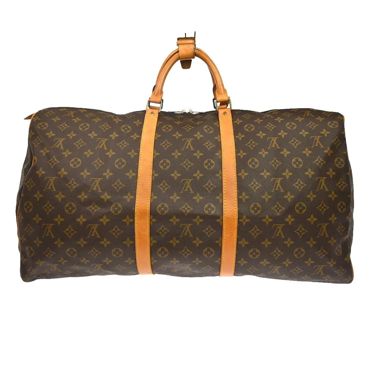 Louis Vuitton Keepall Monogram Canvas Brown Canvas Travel Bag Bag (Pre-Owned)