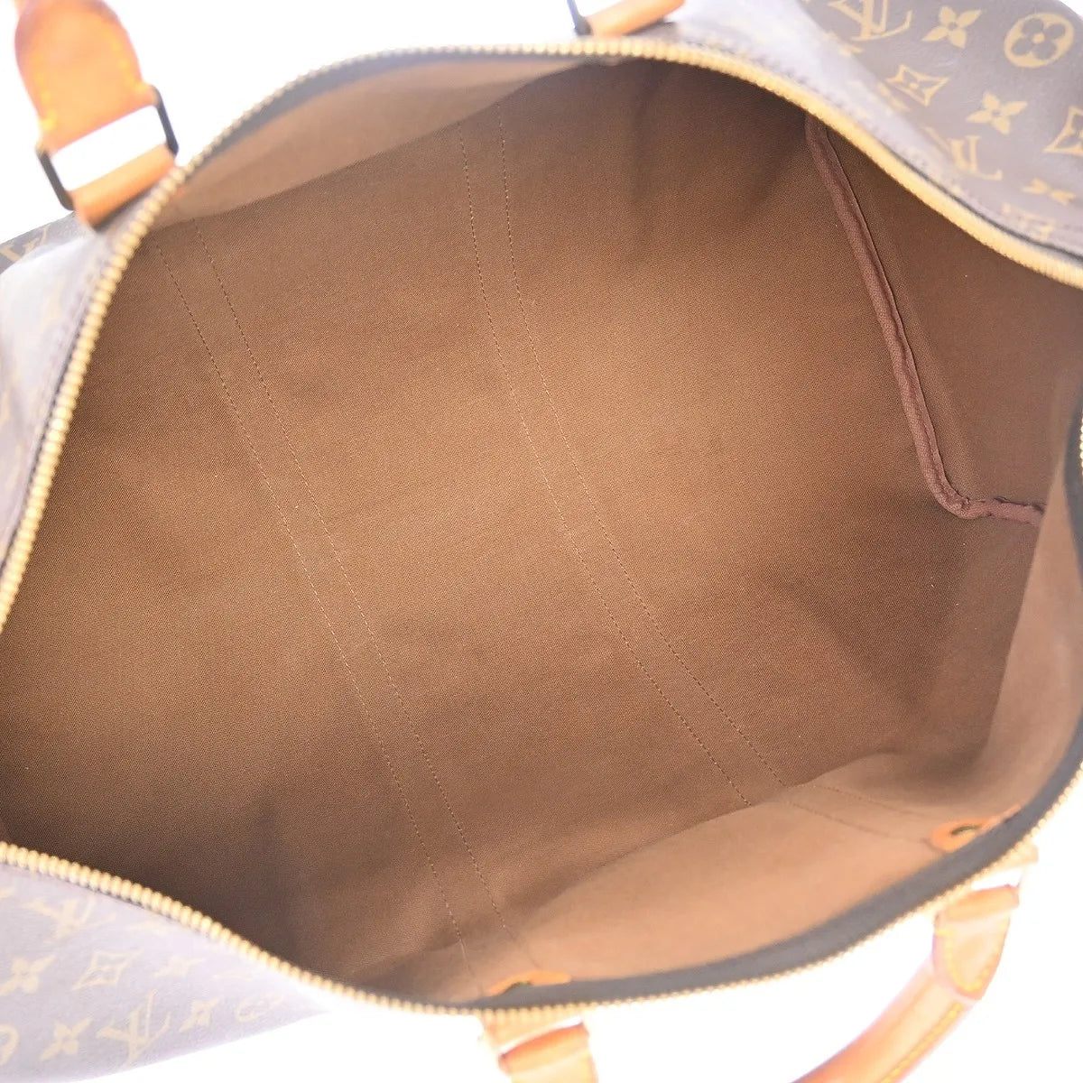 Louis Vuitton Keepall Monogram Canvas Brown Canvas Travel Bag Bag (Pre-Owned)
