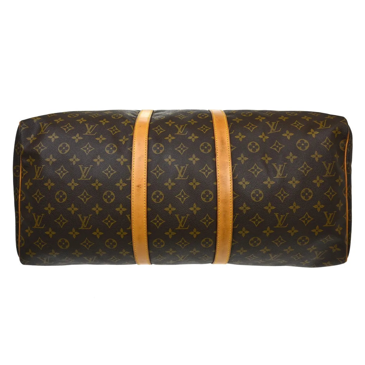 Louis Vuitton Keepall Bag Monogram Canvas Brown Canvas Travel Bag Bag (Pre-Owned)