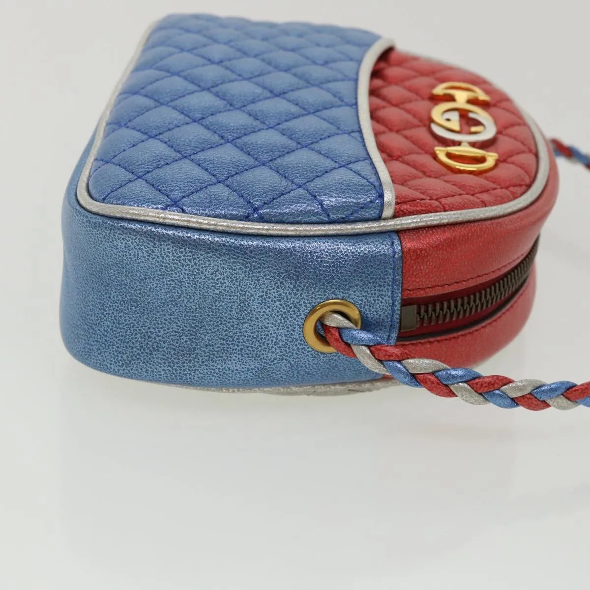Gucci Trapuntata Camera Lambskin Multicolour Leather Shoulder Bag Bag (Pre-Owned)