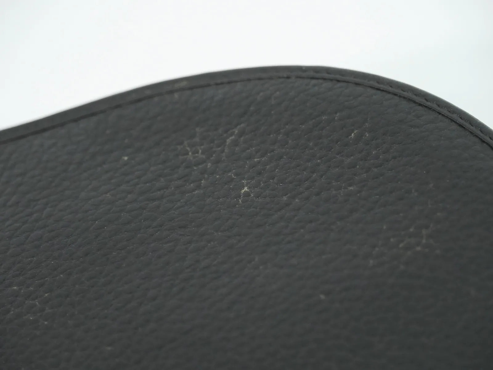 Christian Dior Vintage Leather Black Leather Shoulder Bag Bag (Pre-Owned)