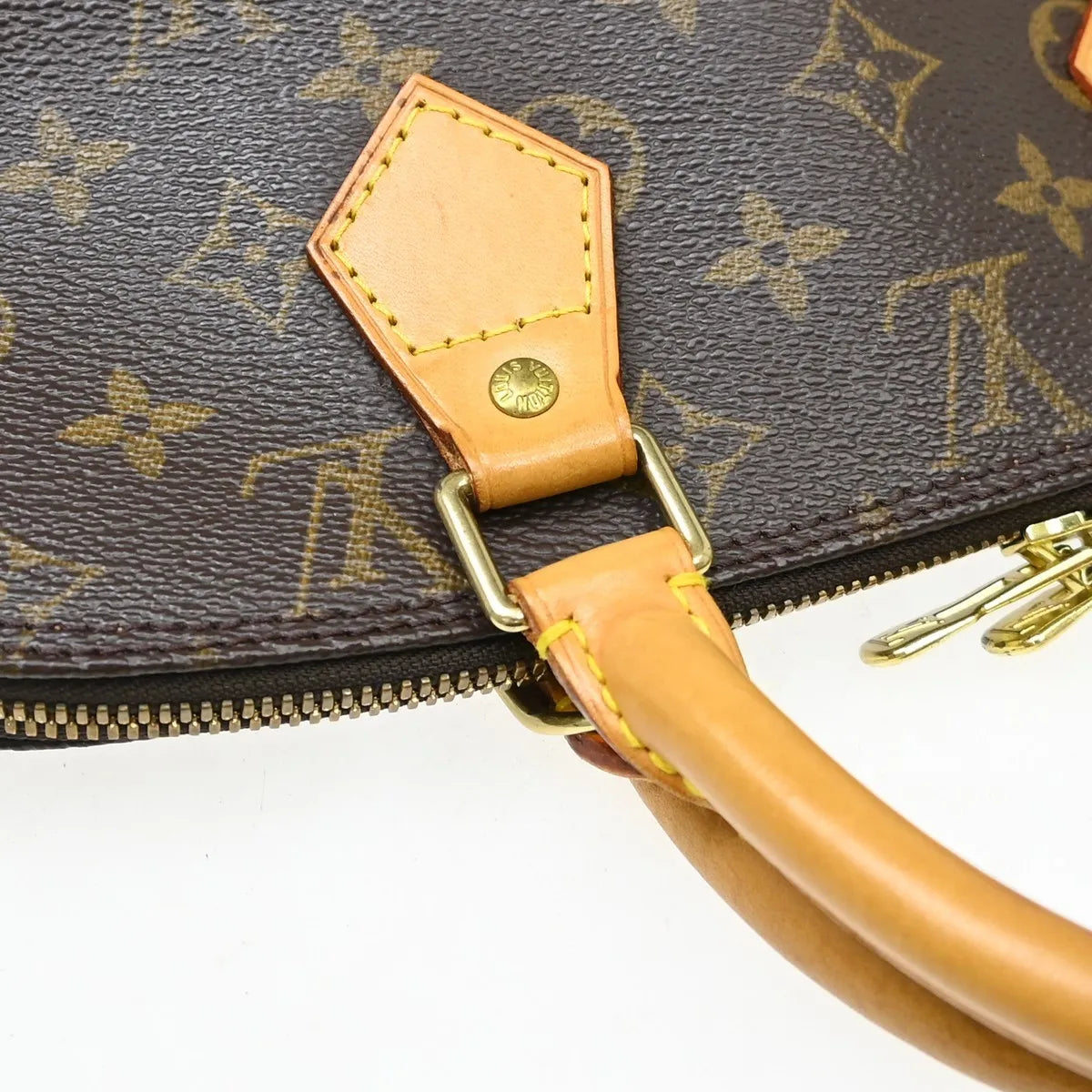 Louis Vuitton Alma Monogram Canvas Brown Canvas Handbag (Pre-Owned)