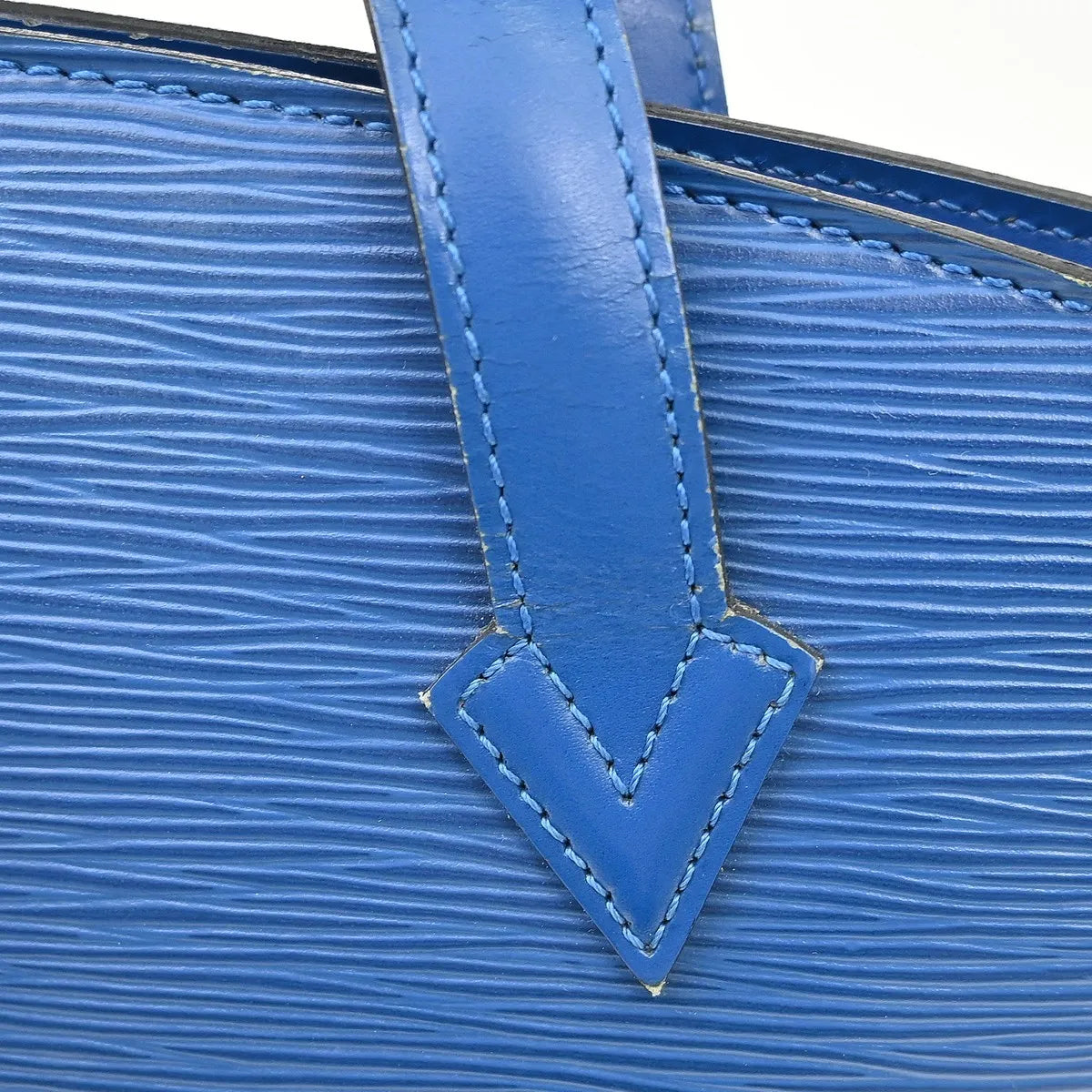 Louis Vuitton Saint Jacques Epi Leather Blue Leather Handbag (Pre-Owned)