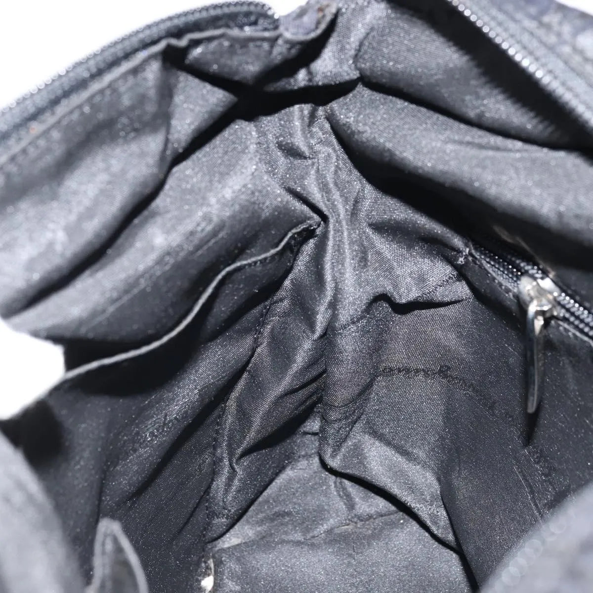 Salvatore Ferragamo Gancini Tote Gancini Canvas Black Nylon Tote Bag Bag (Pre-Owned)