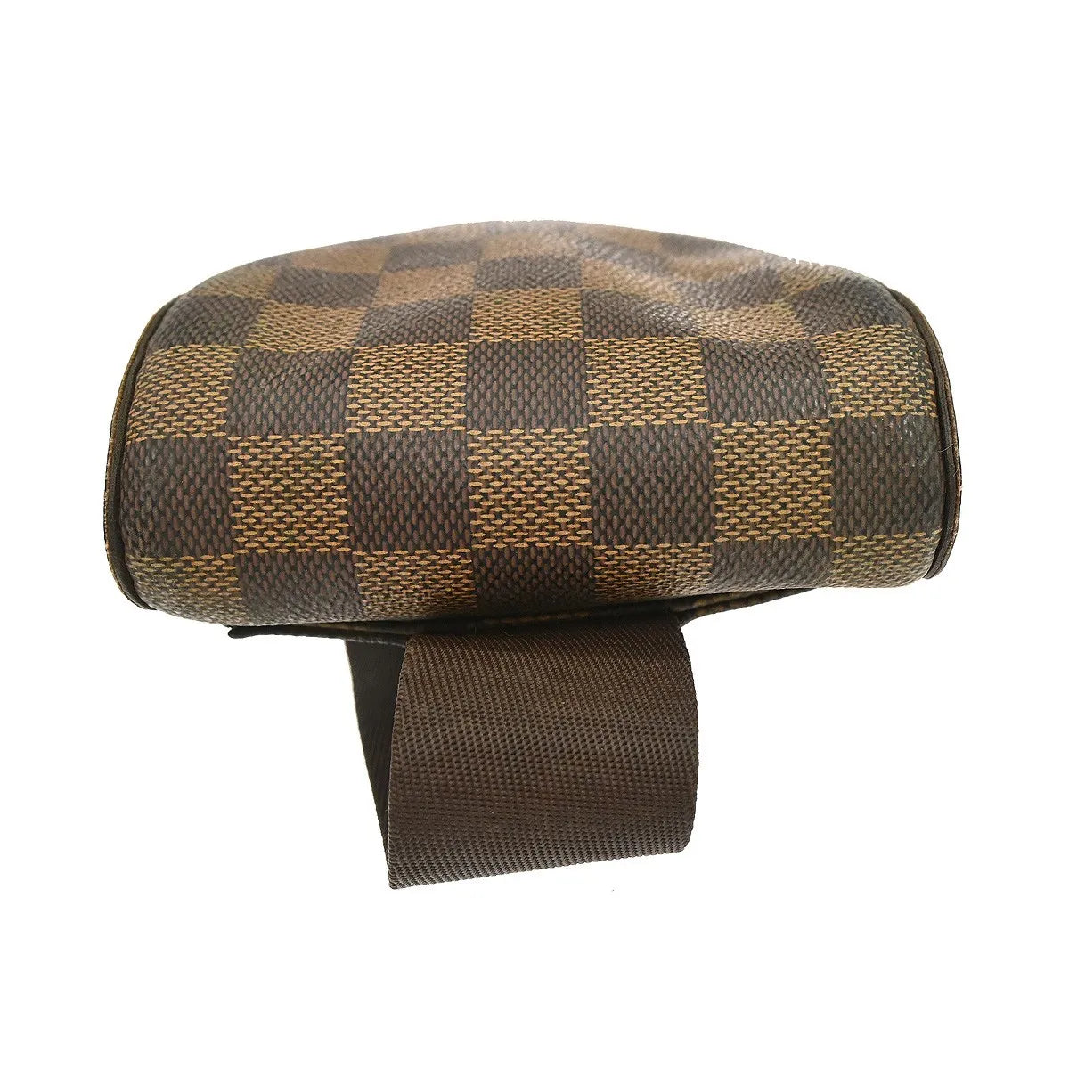 Louis Vuitton Geronimos Waist Damier Brown Canvas Shoulder Bag Bag (Pre-Owned)
