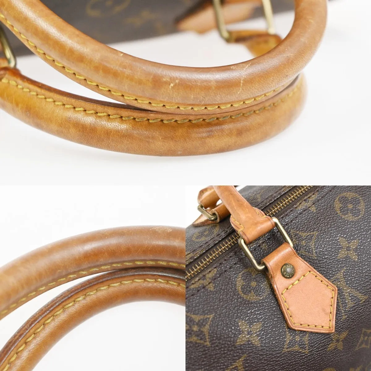 Louis Vuitton Speedy Monogram Canvas Brown Canvas Handbag (Pre-Owned)