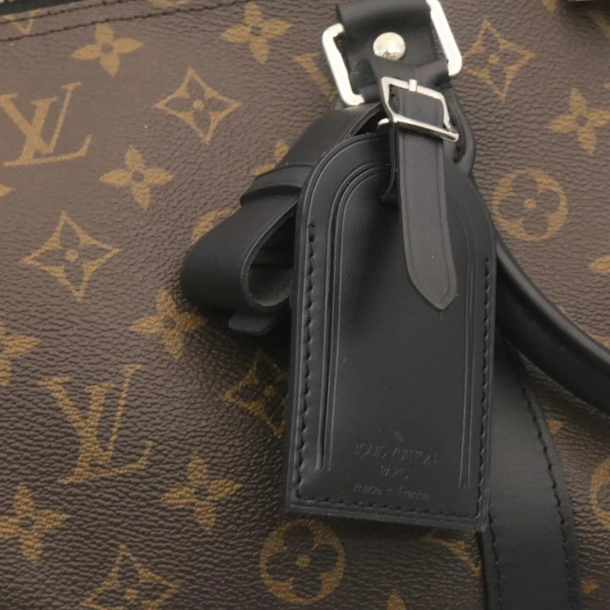 Louis Vuitton Keepall Bandouliere Monogram Canvas Brown Canvas Handbag (Pre-Owned)