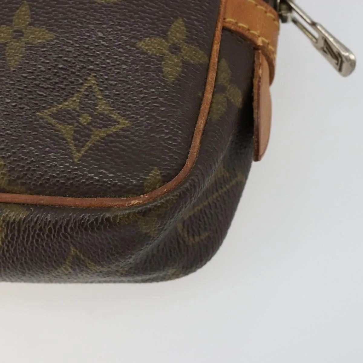 Louis Vuitton Pochette Marly Bandouliere Monogram Canvas Brown Canvas Shoulder Bag Bag (Pre-Owned)
