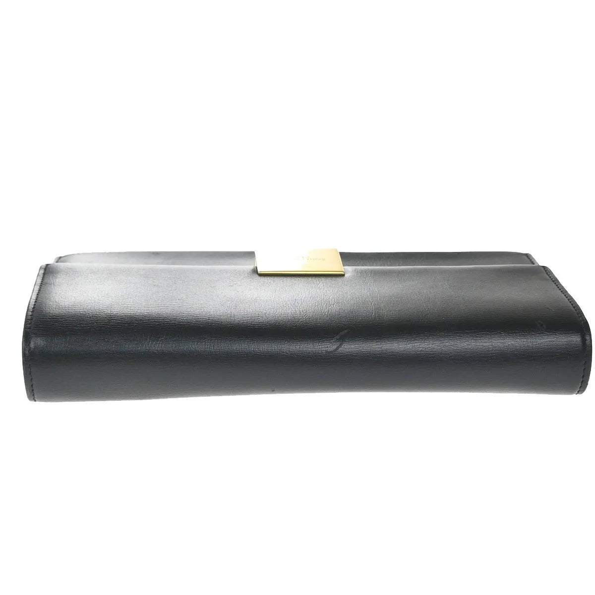 Saint Laurent Bellechasse Flap Leather Black Leather Wallets Accessory (Pre-Owned)