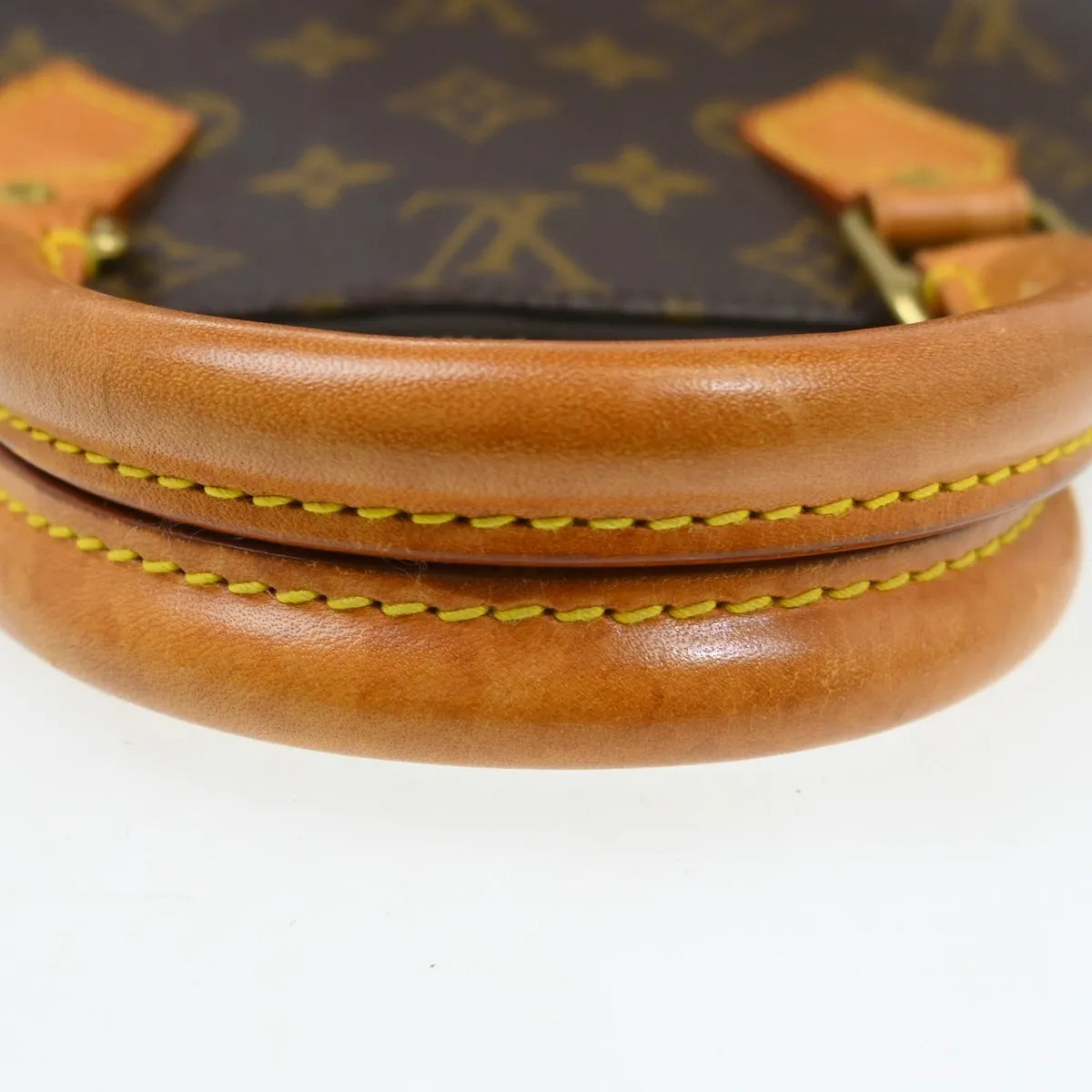 Louis Vuitton Alma Handbag Monogram Canvas Brown Canvas Handbag (Pre-Owned)