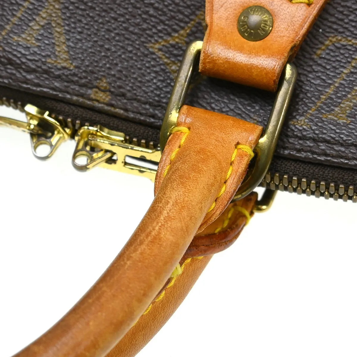 Louis Vuitton Alma Handbag Monogram Canvas Brown Canvas Handbag (Pre-Owned)