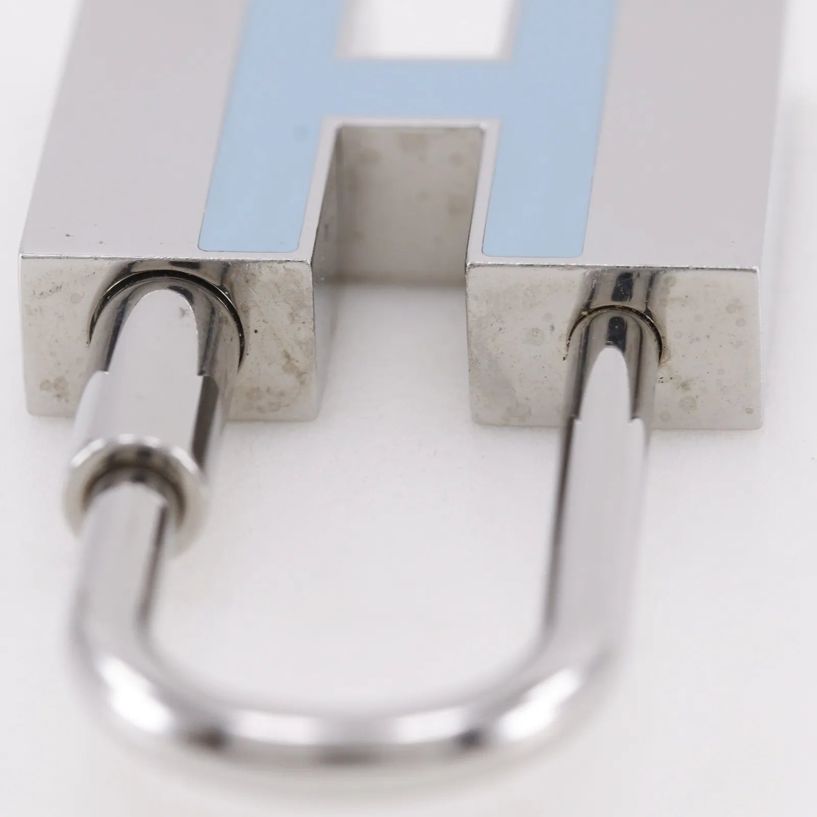 Hermes Cadena Keyring Metal Silver Metal Charms And Keychains Accessory (Pre-Owned)