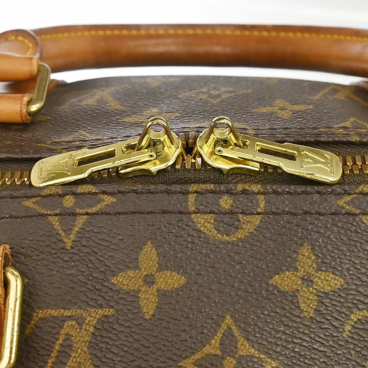 Louis Vuitton Keepall Monogram Canvas Brown Canvas Travel Bag Bag (Pre-Owned)