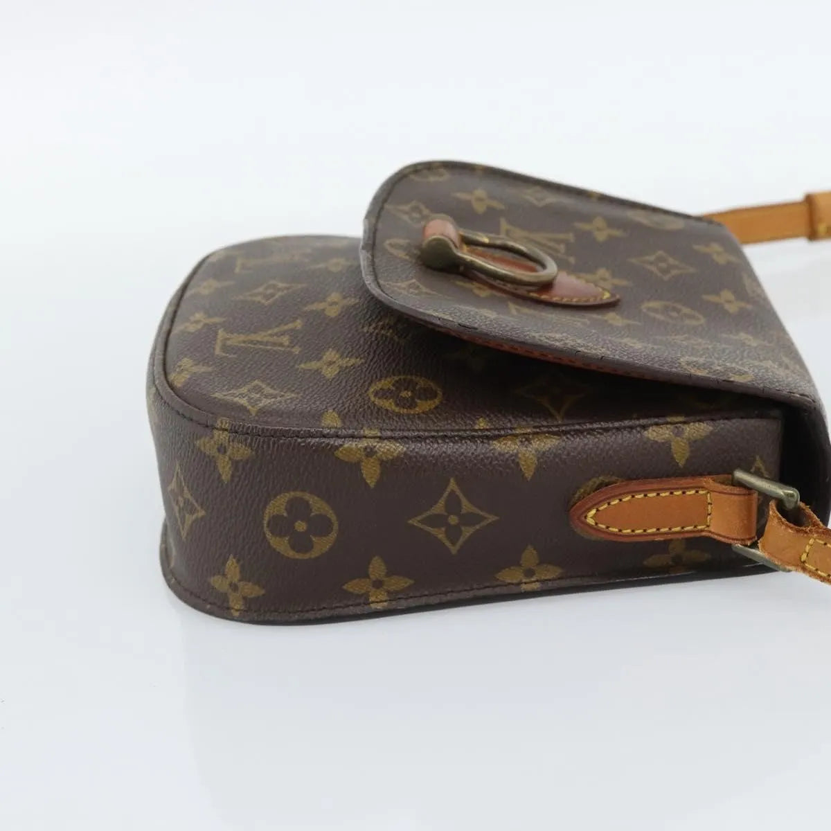 Louis Vuitton Saint Cloud Monogram Canvas Brown Canvas Shoulder Bag Bag (Pre-Owned)
