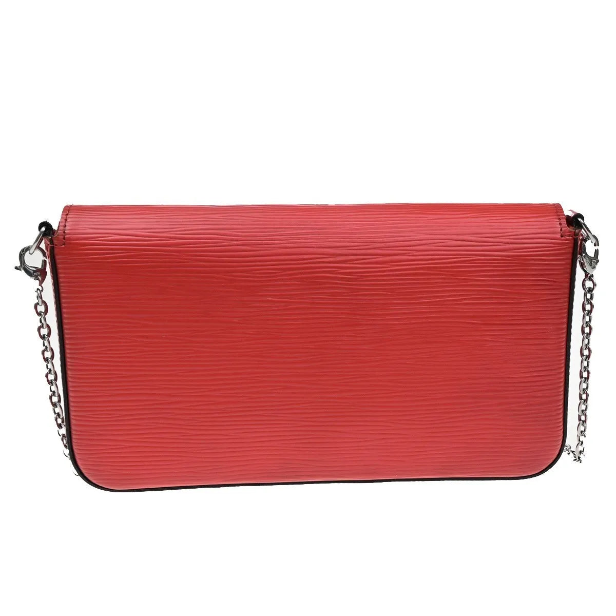 Louis Vuitton Felicie Chain Epi Leather Red Leather Clutche & Pouche Bag (Pre-Owned)