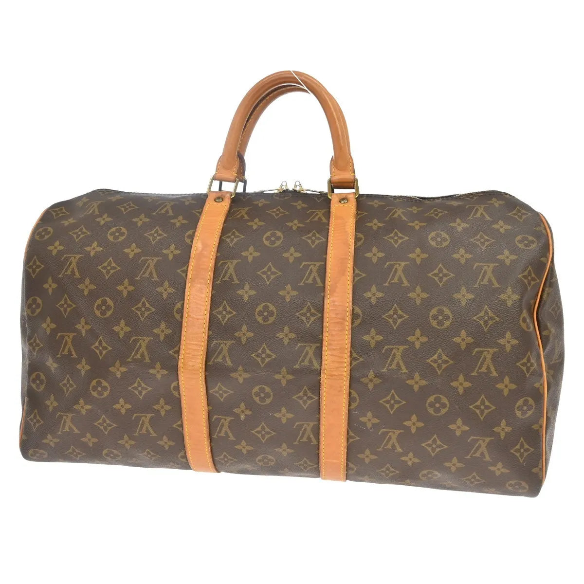 Louis Vuitton Keepall Monogram Canvas Brown Canvas Travel Bag Bag (Pre-Owned)