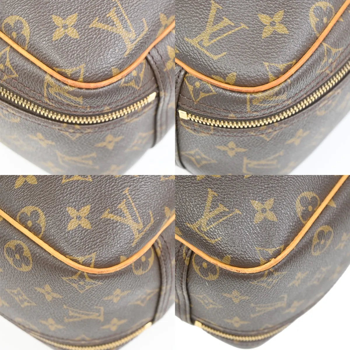 Louis Vuitton Excursion Monogram Brown Leather Handbag (Pre-Owned)