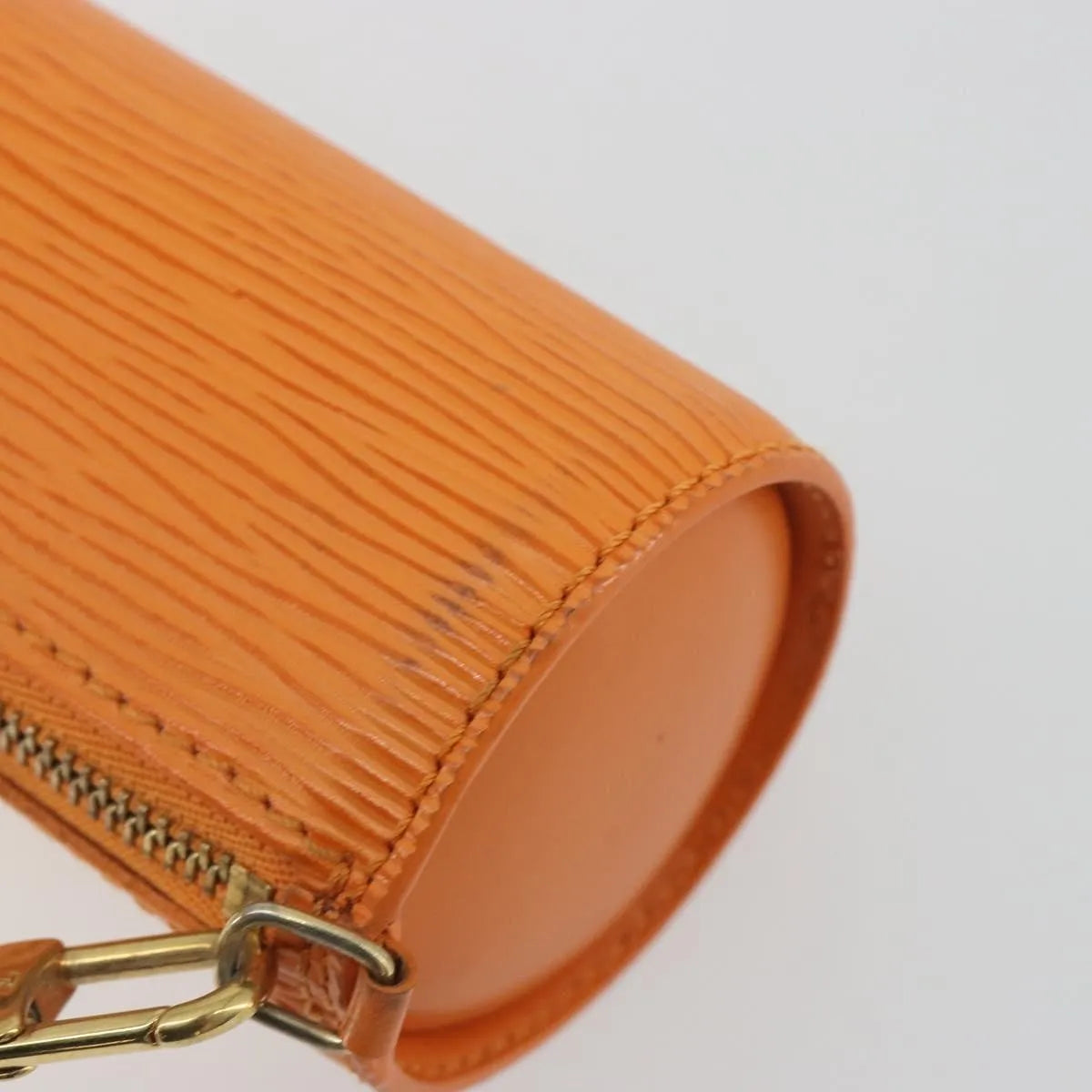 Louis Vuitton Soufflot Pochette Epi Leather Orange Leather Clutche & Pouche Bag (Pre-Owned)