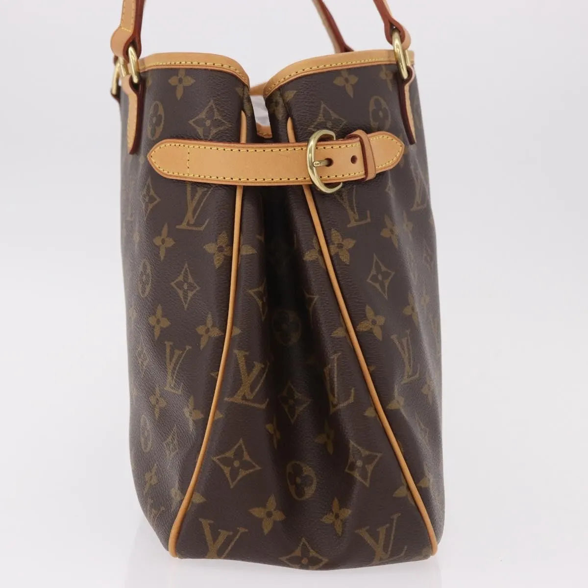 Louis Vuitton Batignolles Monogram Canvas Brown Canvas Shoulder Bag Bag (Pre-Owned)