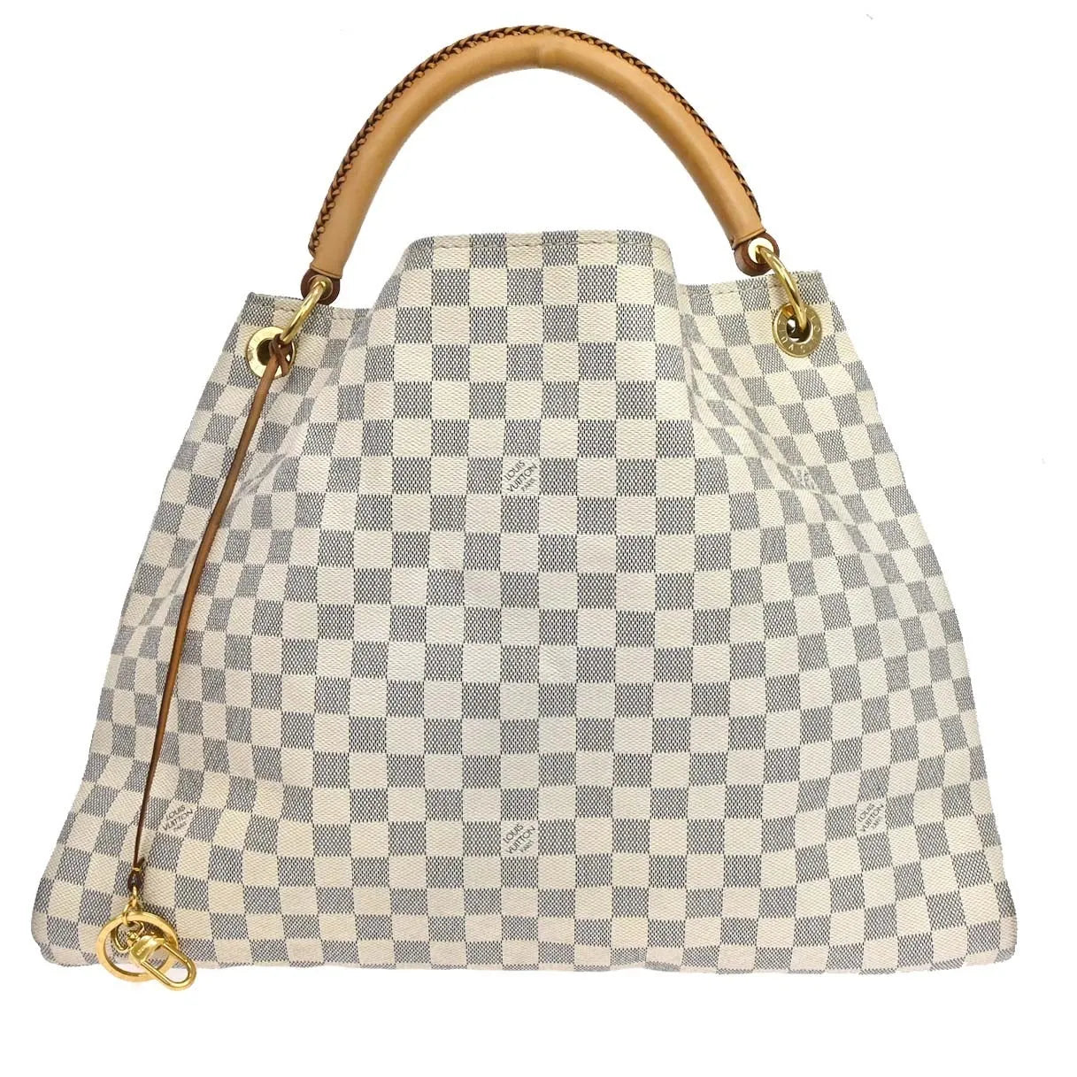 Louis Vuitton Artsy Damier White Canvas Handbag (Pre-Owned)