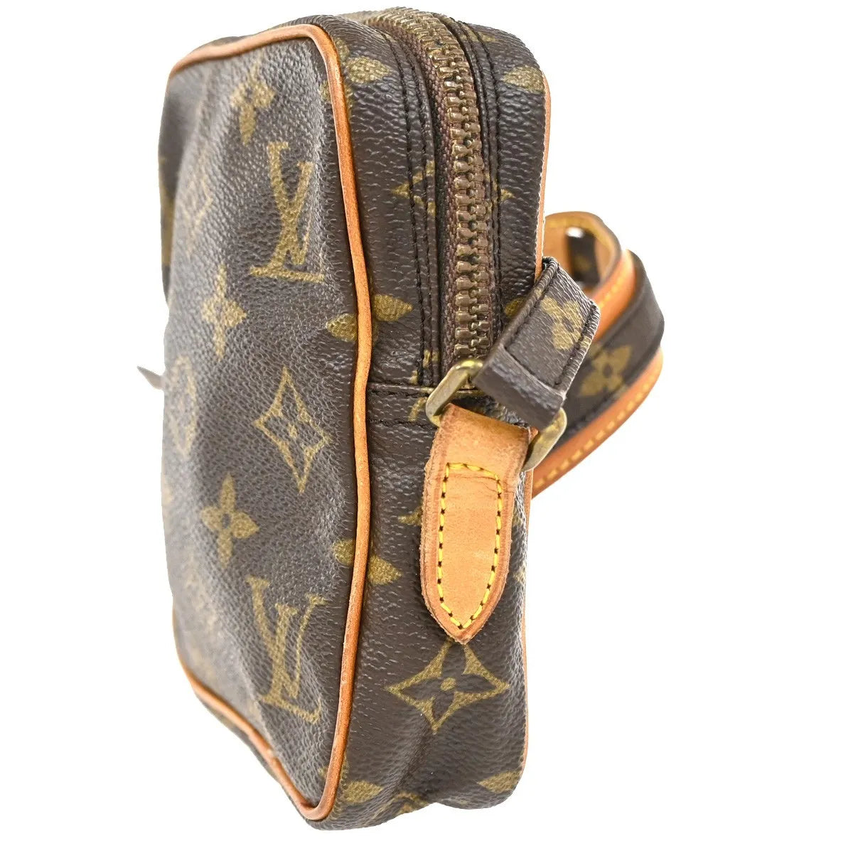 Louis Vuitton Danube Monogram Brown Canvas Shoulder Bag Bag (Pre-Owned)
