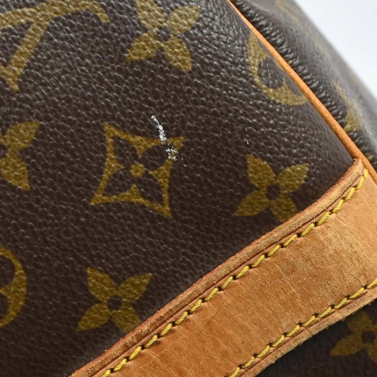 Louis Vuitton Keepall Bandouliere Monogram Canvas Brown Canvas Travel Bag Bag (Pre-Owned)