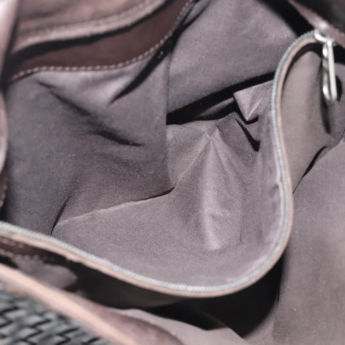 Bottega Veneta Flat Messenger Intrecciato Nappa Brown Leather Crossbody Bag Bag (Pre-Owned)