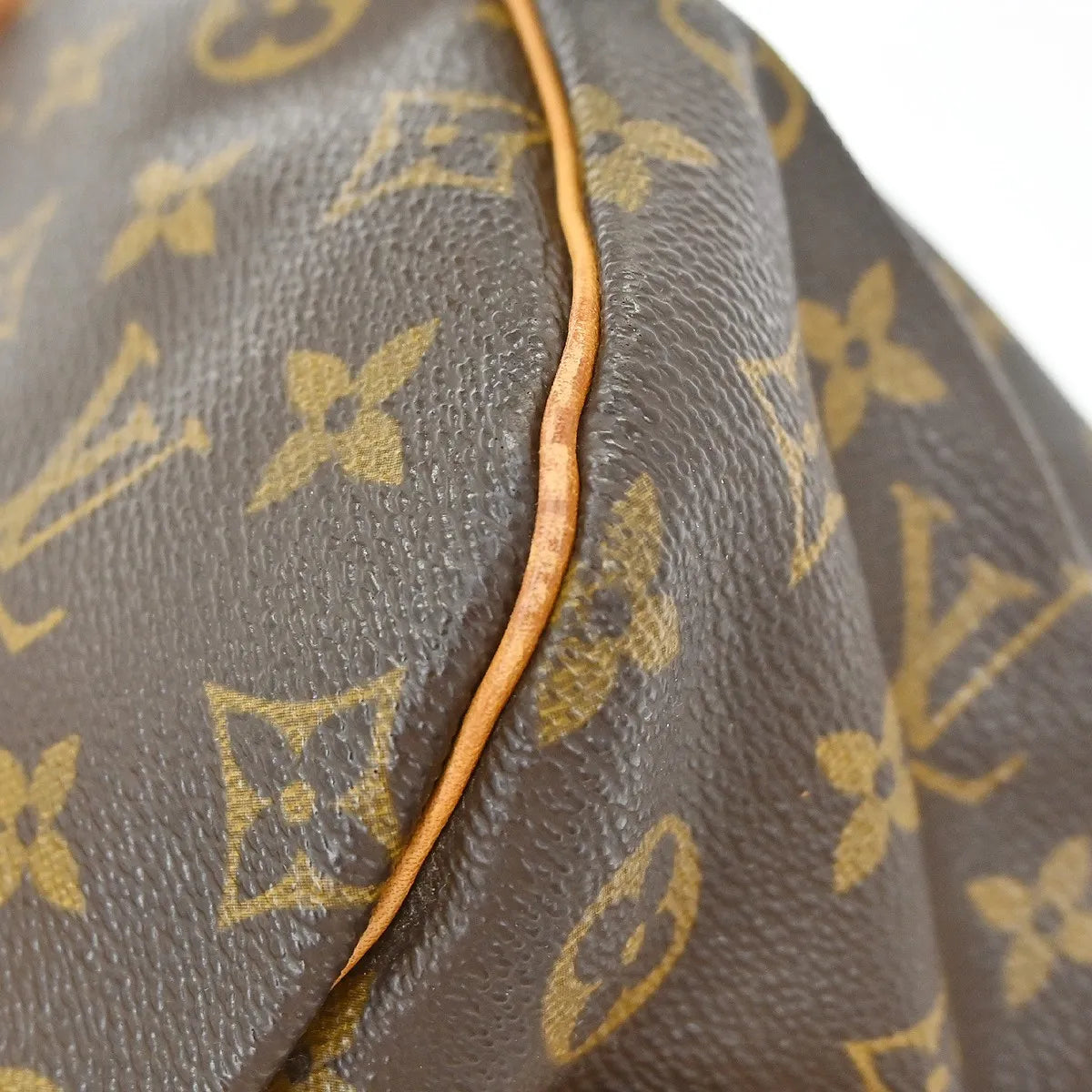 Louis Vuitton Saumur Monogram Canvas Brown Canvas Shoulder Bag Bag (Pre-Owned)