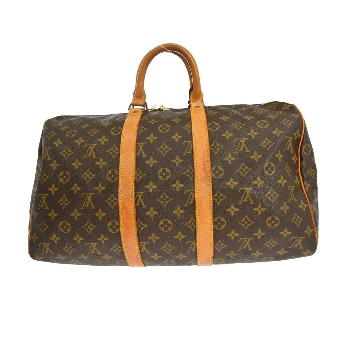 Louis Vuitton Keepall Monogram Canvas Brown Canvas Travel Bag Bag (Pre-Owned)