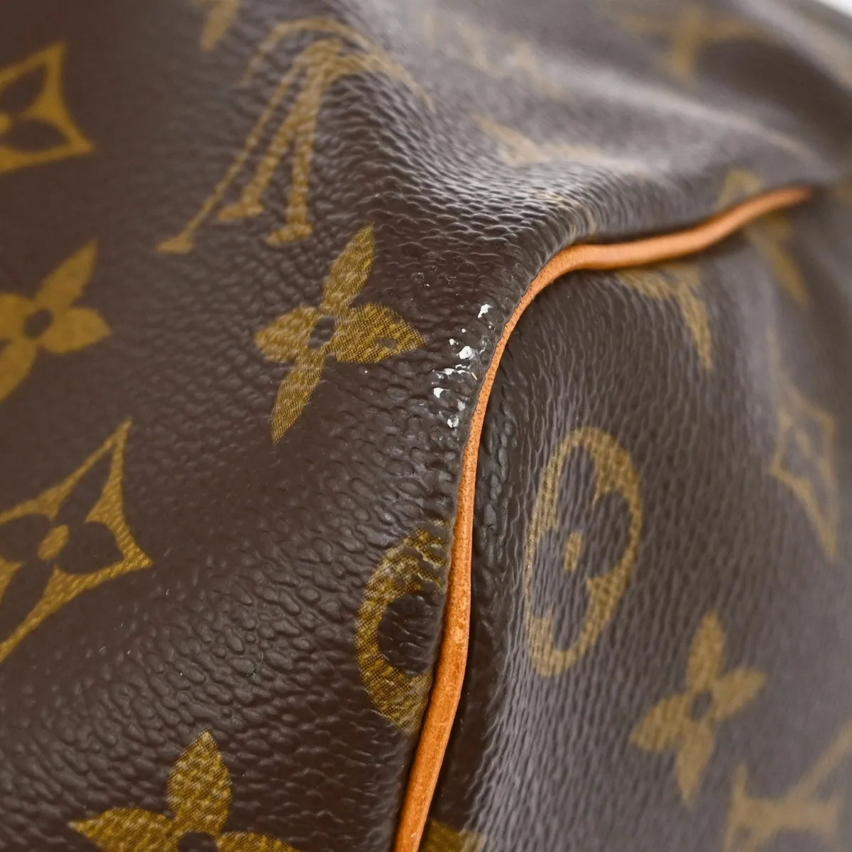 Louis Vuitton Keepall Bag Monogram Canvas Brown Canvas Travel Bag Bag (Pre-Owned)