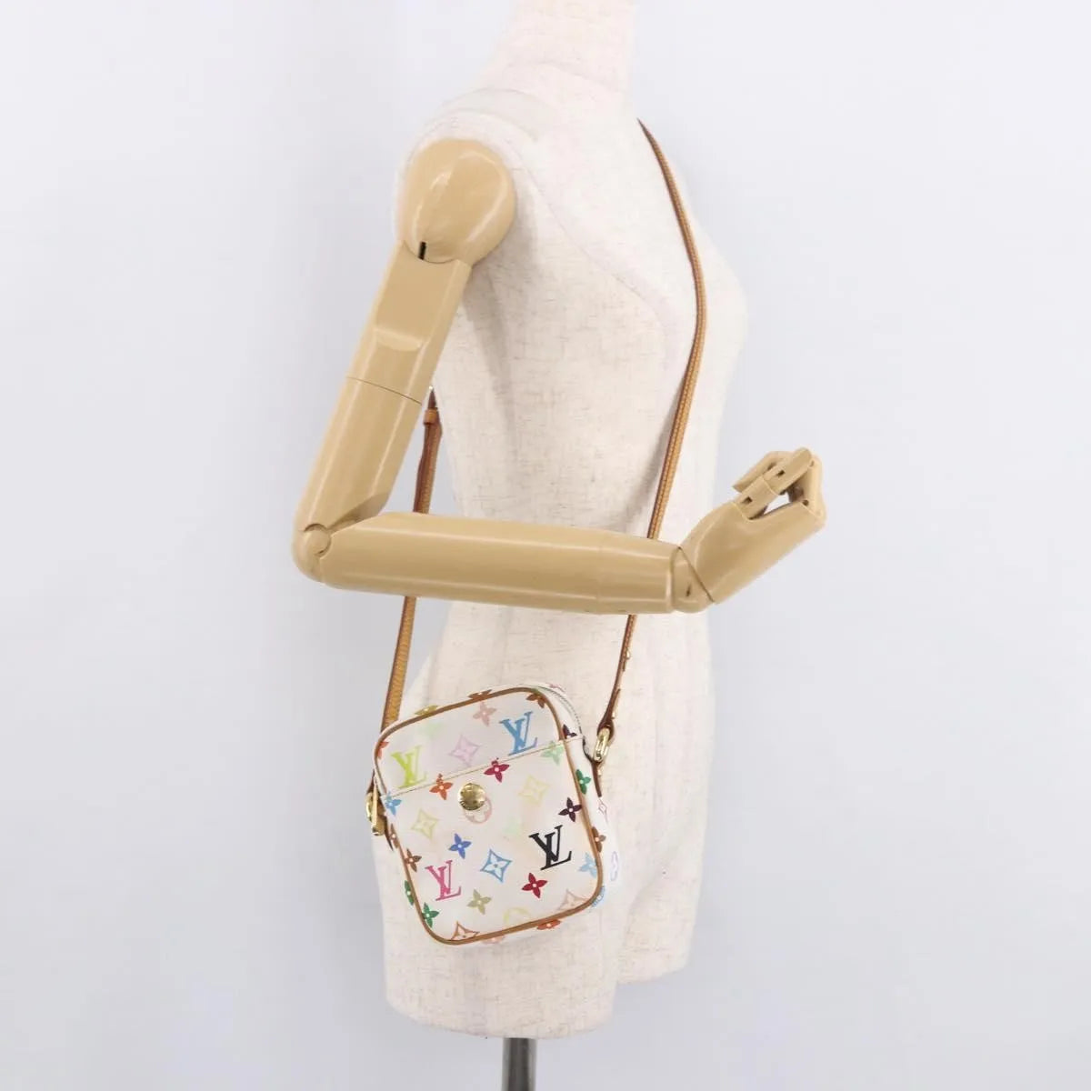 Louis Vuitton Rift Monogram Multicolor White Canvas Shoulder Bag Bag (Pre-Owned)