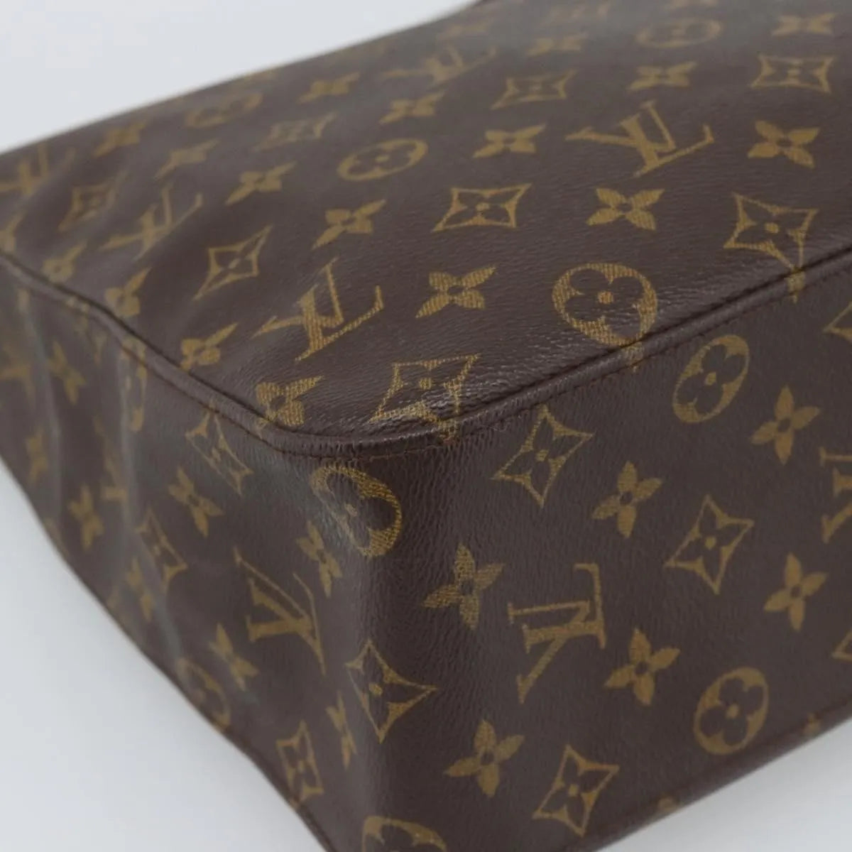 Louis Vuitton Looping Monogram Canvas Brown Canvas Handbag (Pre-Owned)