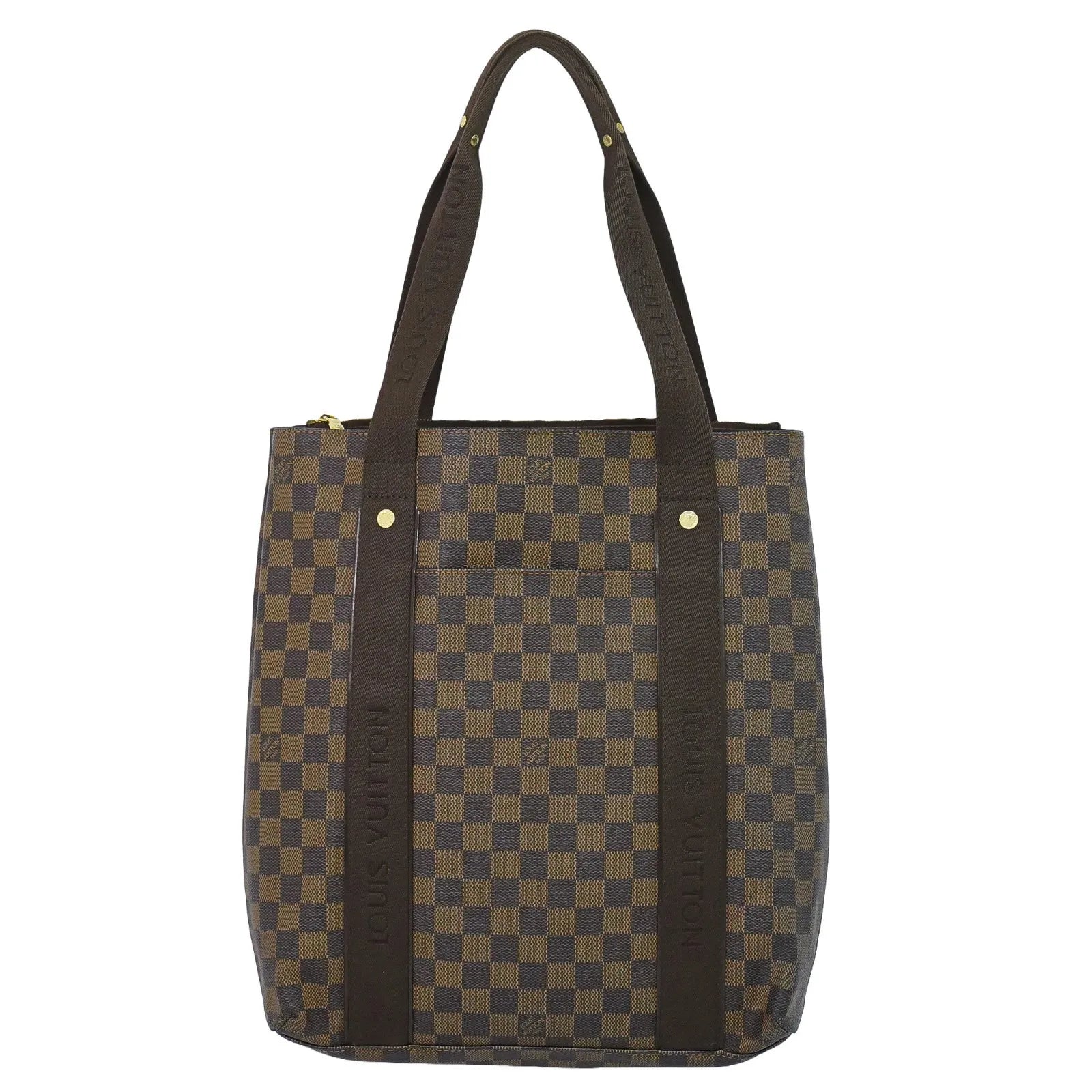 Louis Vuitton Beaubourg Damier Brown Canvas Tote Bag Bag (Pre-Owned)