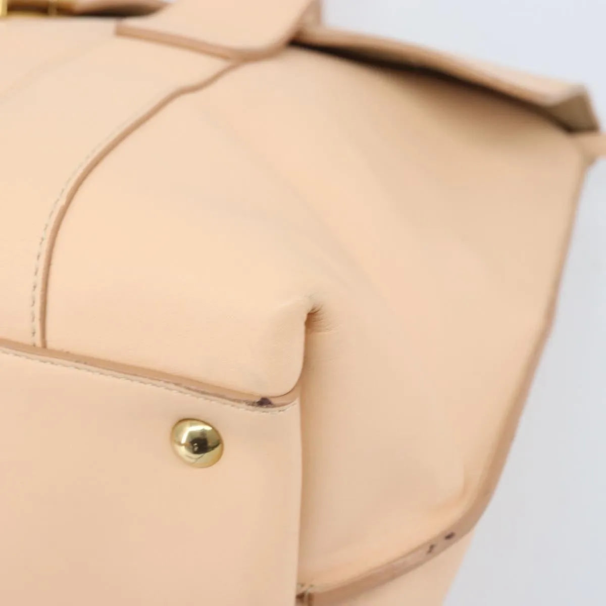 Salvatore Ferragamo Sookie Satchel Leather Pink Leather Handbag (Pre-Owned)