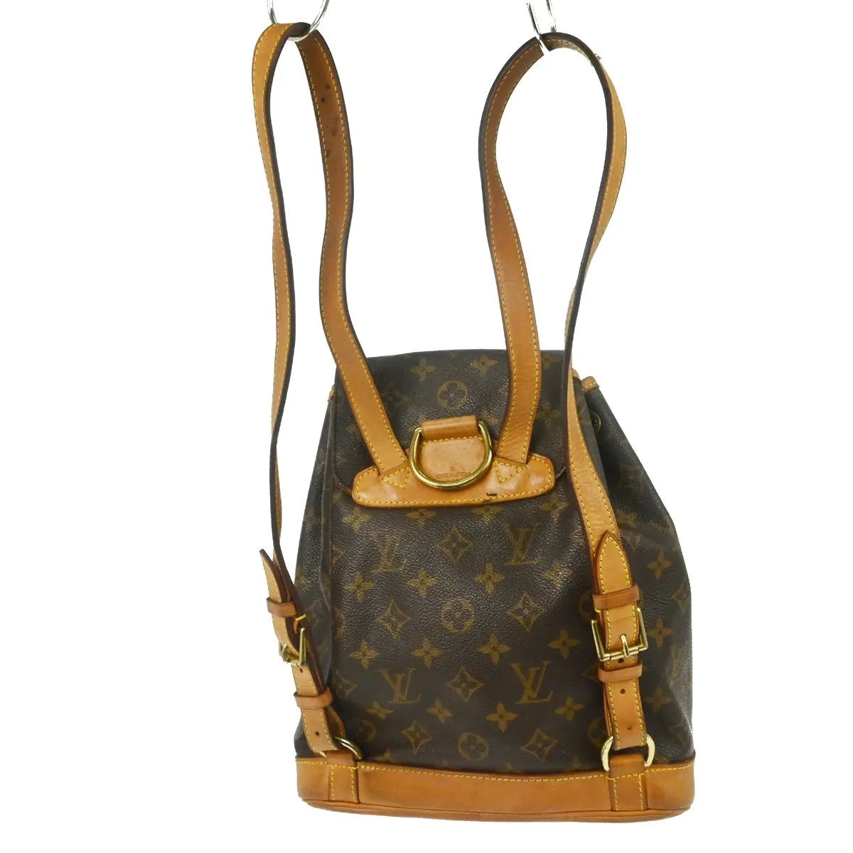 Louis Vuitton Vintage Montsouris Monogram Canvas Brown Canvas Backpack Bag (Pre-Owned)