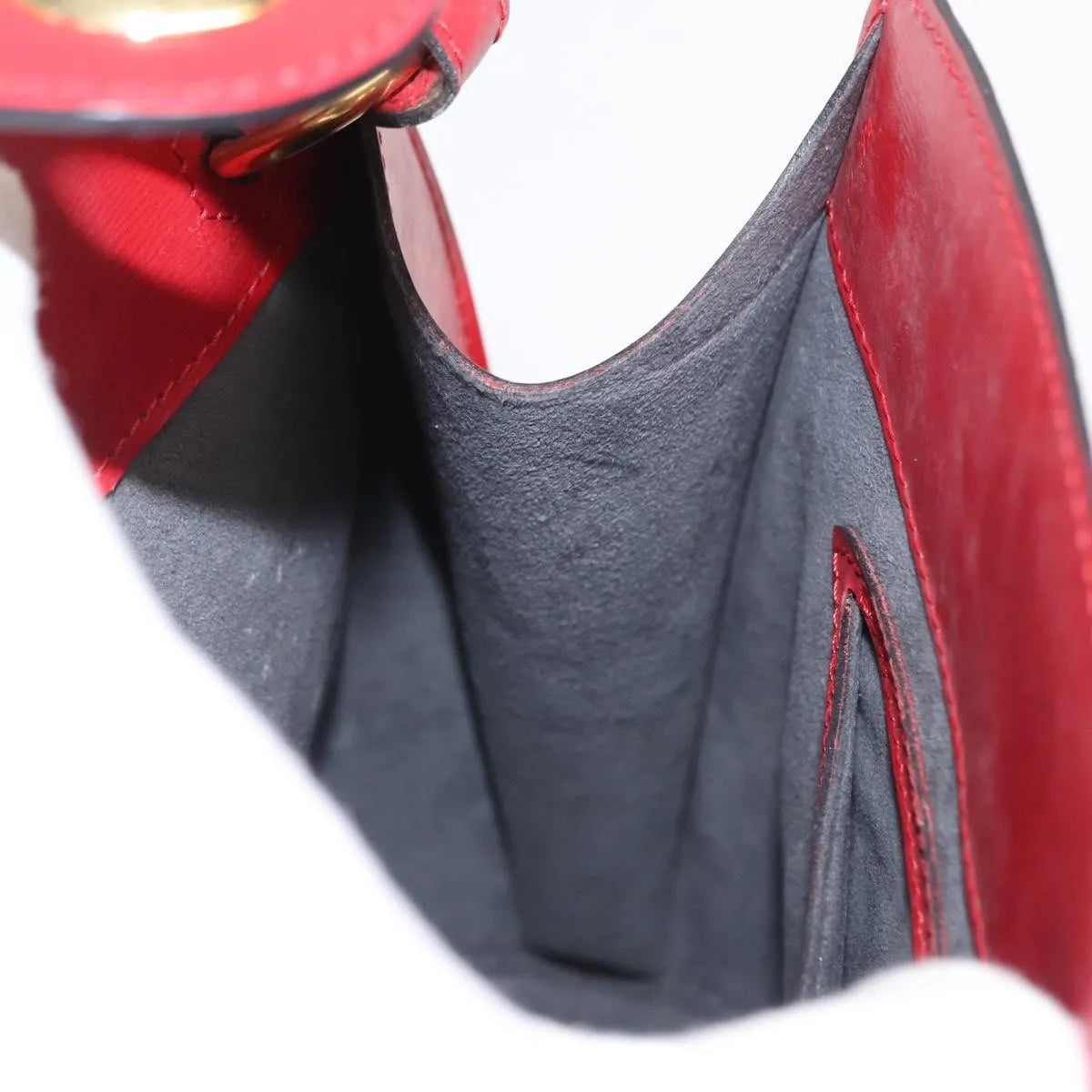 Louis Vuitton Cluny Epi Leather Red Leather Shoulder Bag Bag (Pre-Owned)