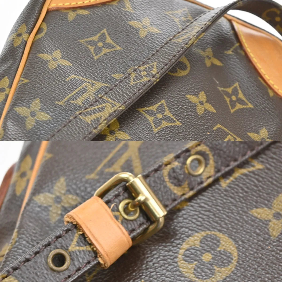Louis Vuitton Danube Monogram Canvas Brown Canvas Shoulder Bag Bag (Pre-Owned)