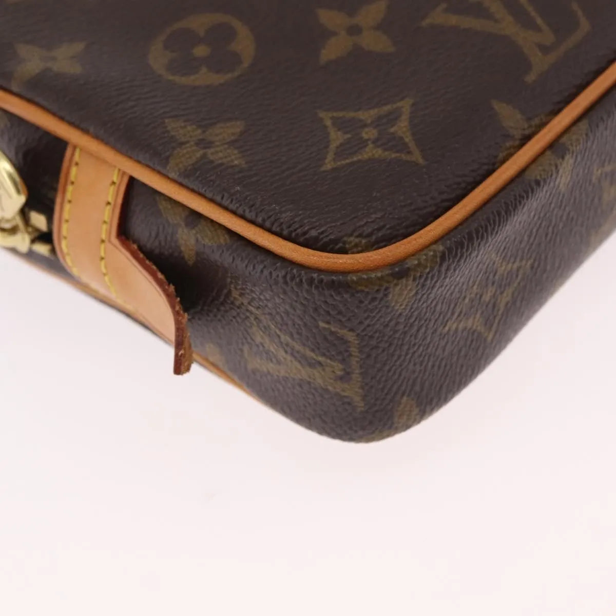 Louis Vuitton Pochette Marly Bandouliere Bag Monogram Canvas Brown Canvas Clutche & Pouche Bag (Pre-Owned)