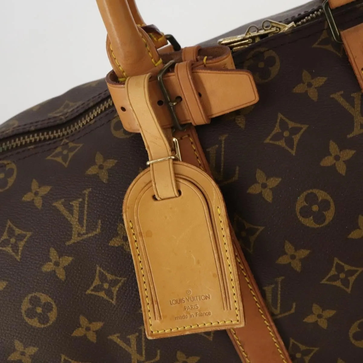 Louis Vuitton Keepall Monogram Canvas Brown Canvas Travel Bag Bag (Pre-Owned)