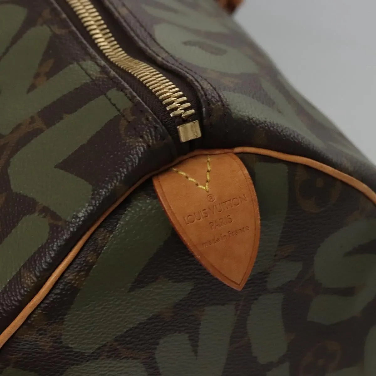 Louis Vuitton Keepall Limited Khaki Canvas Travel Bag Bag (Pre-Owned)