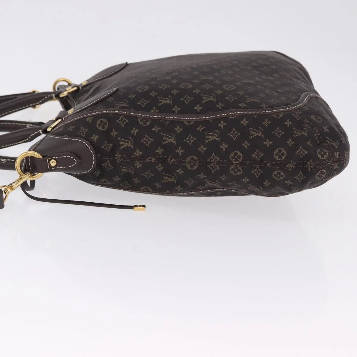 Louis Vuitton Angele Mini Lin Brown Canvas Handbag (Pre-Owned)