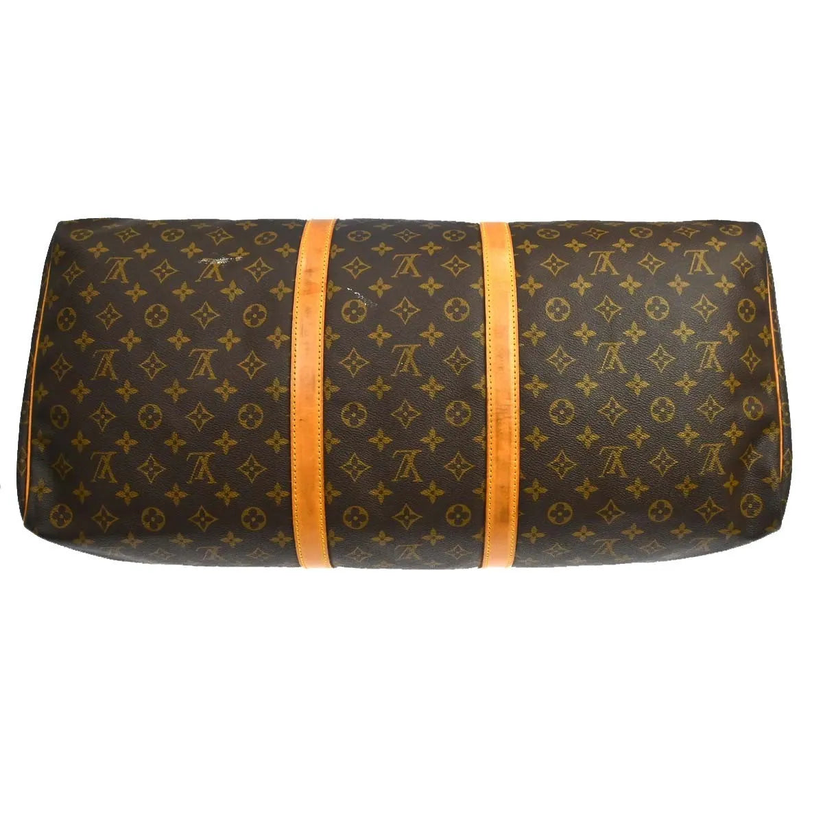 Louis Vuitton Keepall Monogram Canvas Brown Canvas Travel Bag Bag (Pre-Owned)
