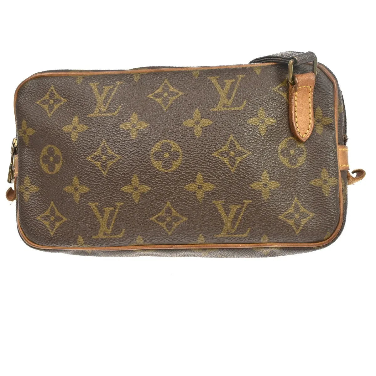 Louis Vuitton Pochette Marly Bandouliere Monogram Canvas Brown Canvas Shoulder Bag Bag (Pre-Owned)