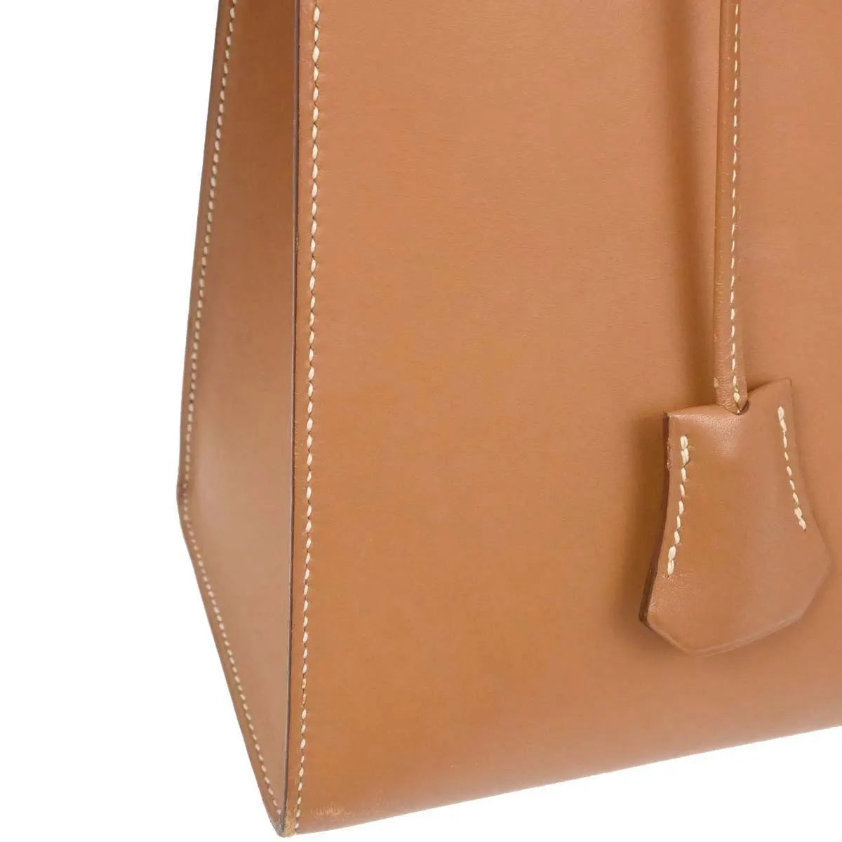 Hermes Kelly Sellier Chamonix Neutral Leather Handbag (Pre-Owned)