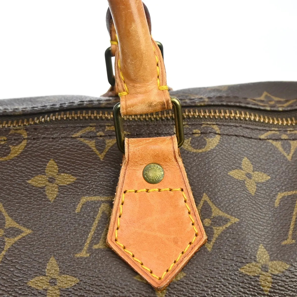 Louis Vuitton Speedy Monogram Canvas Brown Canvas Handbag (Pre-Owned)