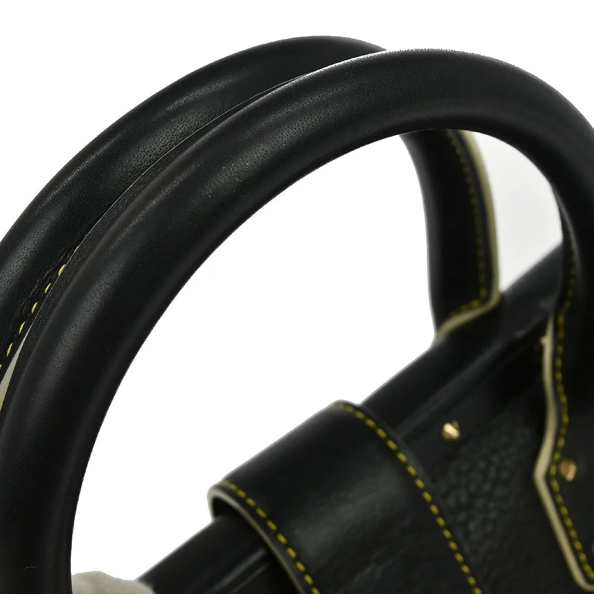 Louis Vuitton Suhali L'ingenieux Leather Black Leather Handbag (Pre-Owned)