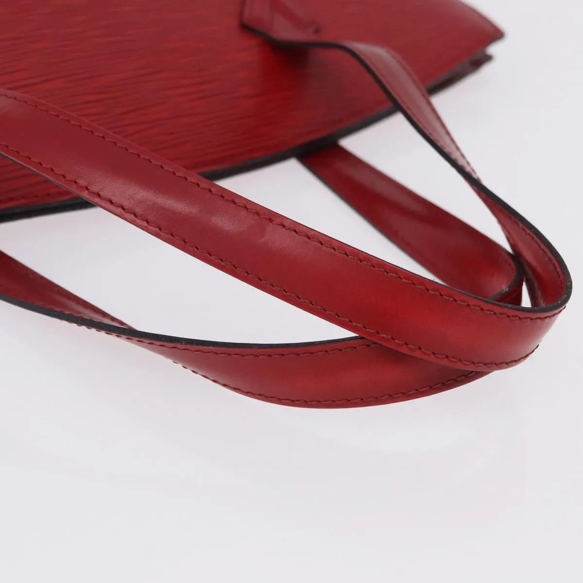 Louis Vuitton Saint Jacques Epi Red Leather Handbag (Pre-Owned)